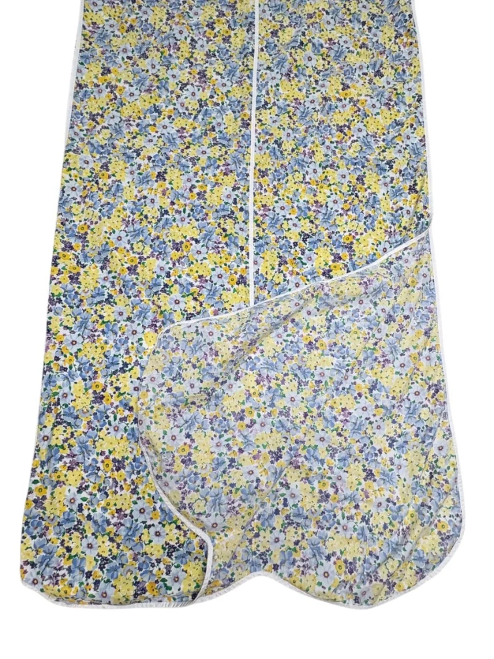 Tommy Hilfiger Blue and Yellow Floral Shower Curtain
